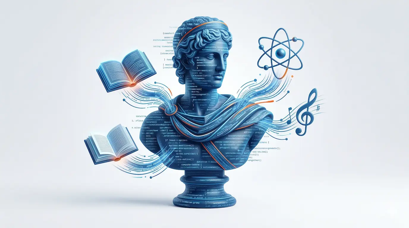 Illustration conceptuelle de l'e-médiation culturelle et de la transmission du savoir numérique